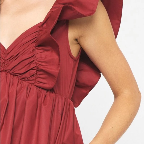 Entro Sunset Ruffle Mini Dress - Picture 8 of 16